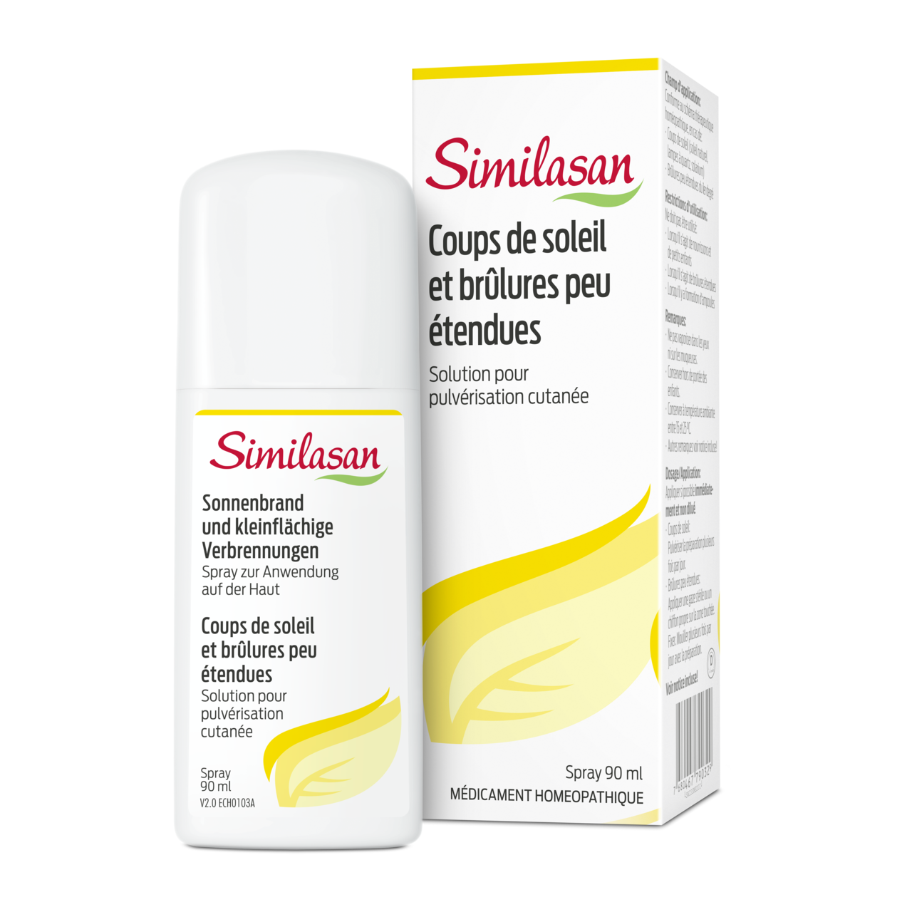 Similasan Sonnenbrand und kleinflächige Verbrennungen, Spray zur Anwendung auf der Haut