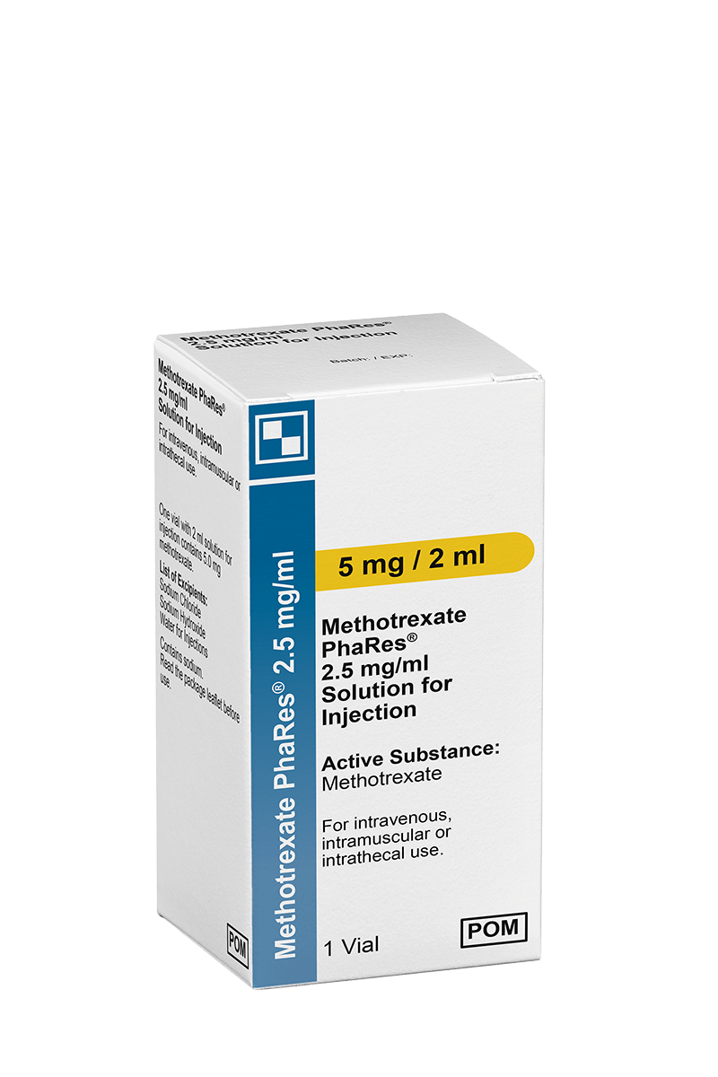 Methotrexat Teva Onco 5 mg/2 ml, Injektions-/Infusionslösung