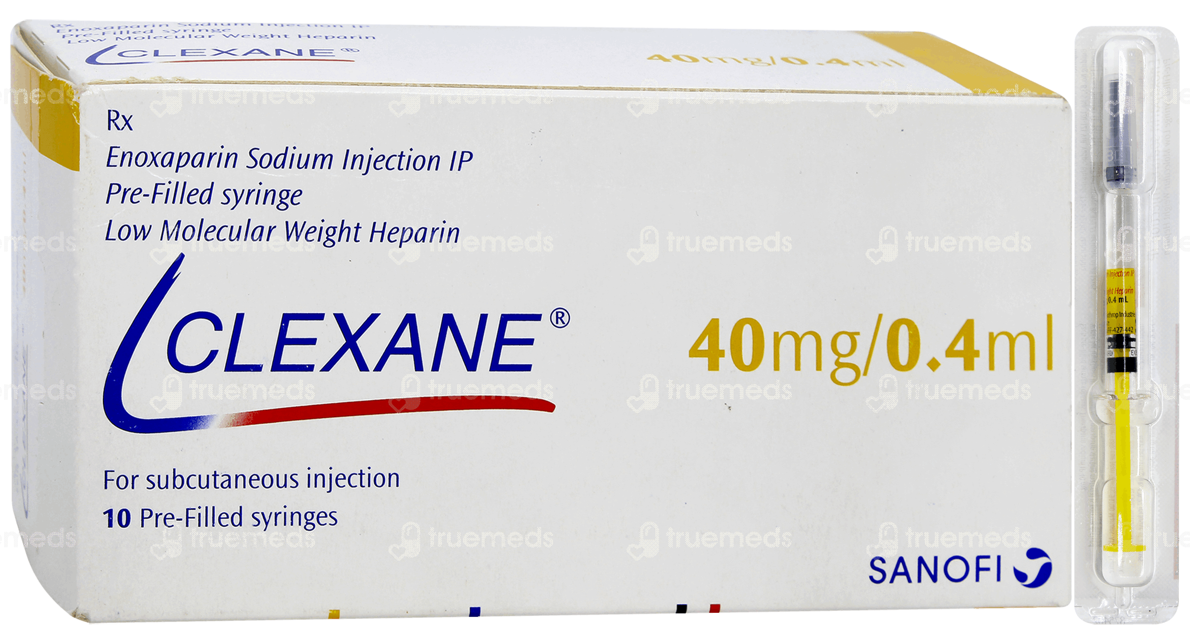 CLEXANE sol inj 40 mg/0.4ml 10 ser pré 0.4 ml
