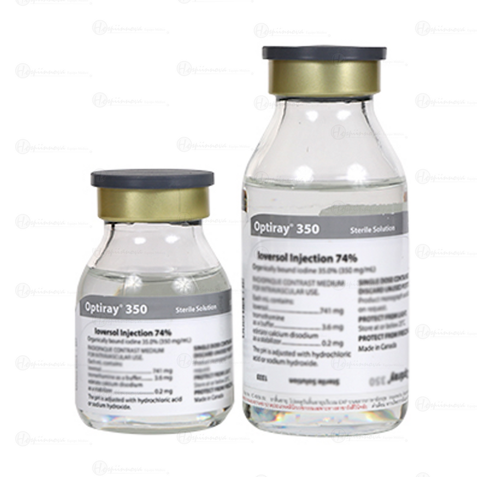 OPTIRAY sol inj 350 mg/ml vial 100 ml
