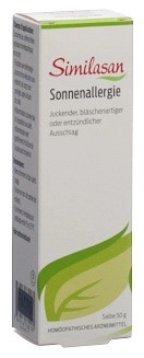 SIMILASAN Allergie solaire crème tb 50 g