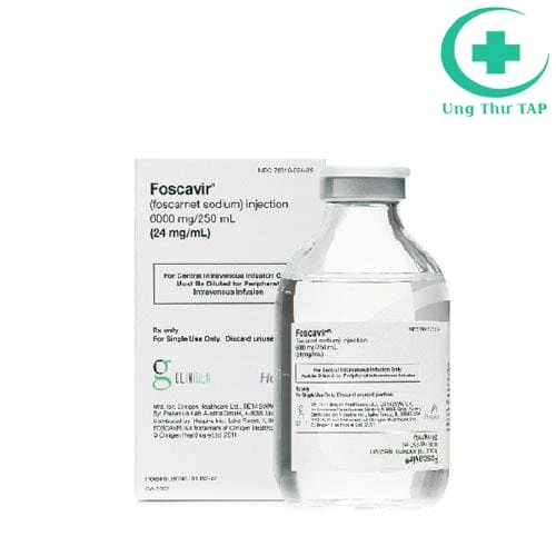 FOSCAVIR sol perf 6000 mg/250ml fl 250 ml