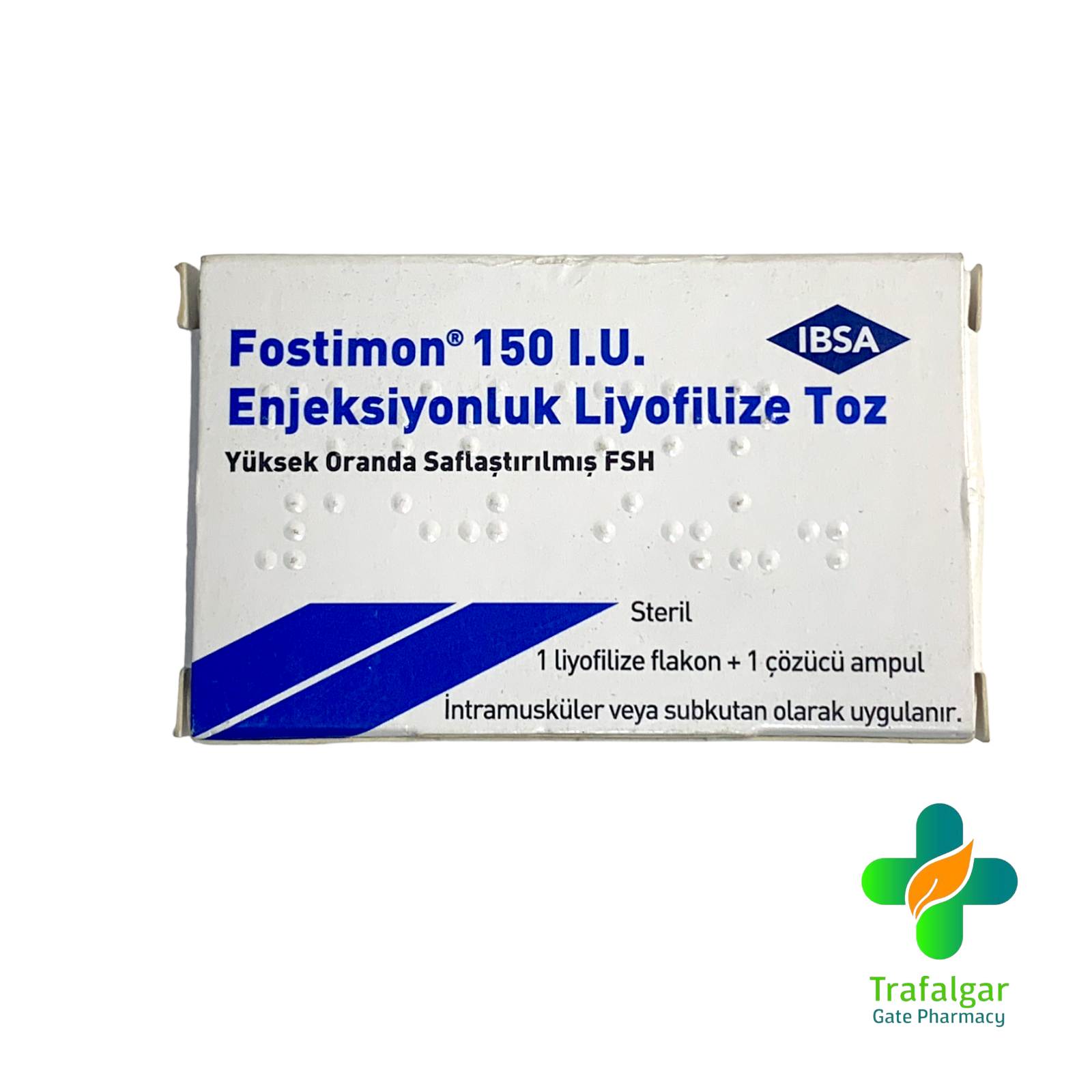 FOSTIMON sol inj 150 UI c solv 10 flac