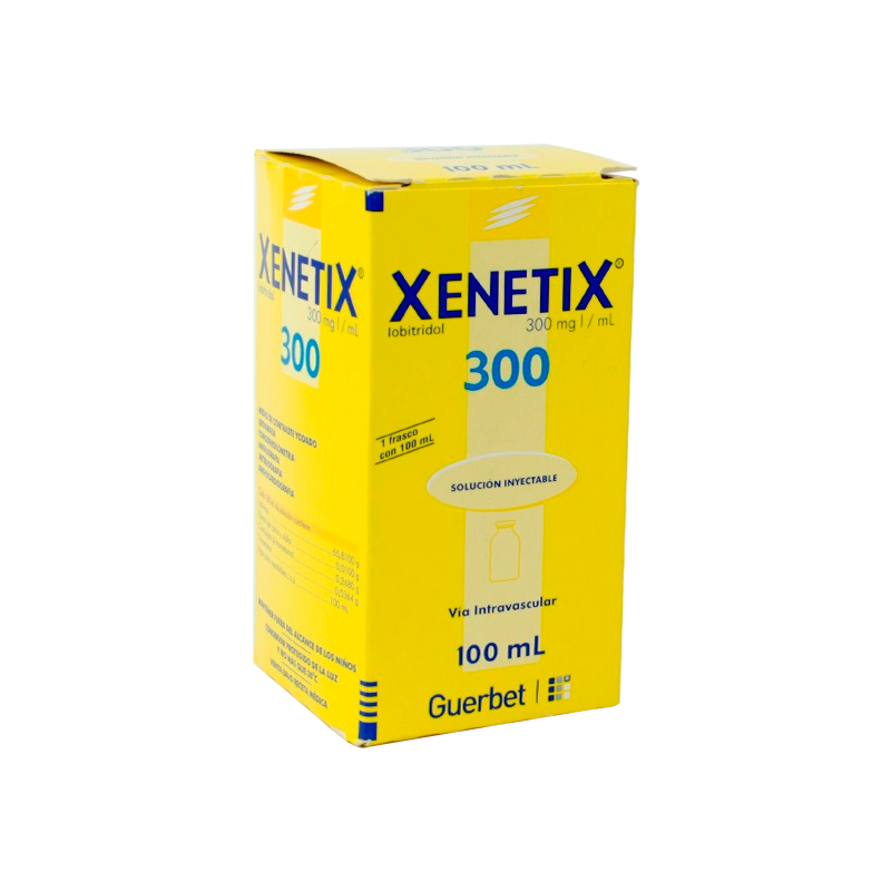 XENETIX sol inj 300 mg/ml 100ml poche 10 x 100 ml