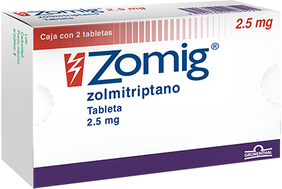ZOMIG cpr pell 2.5 mg 3 pce