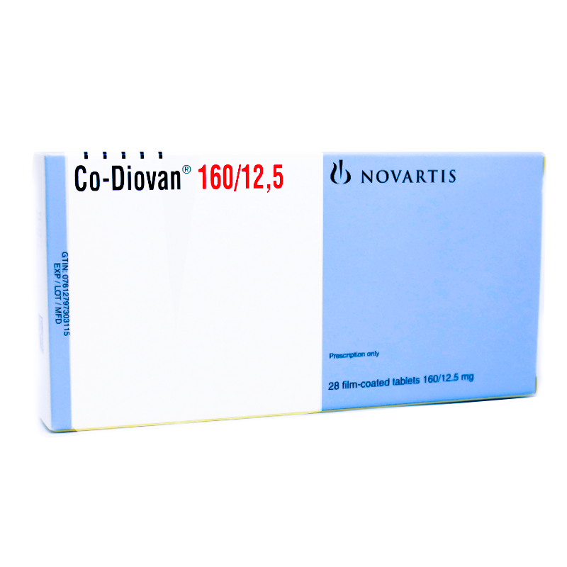 CO-DIOVAN cpr pell 160/12.5 mg 28 pce