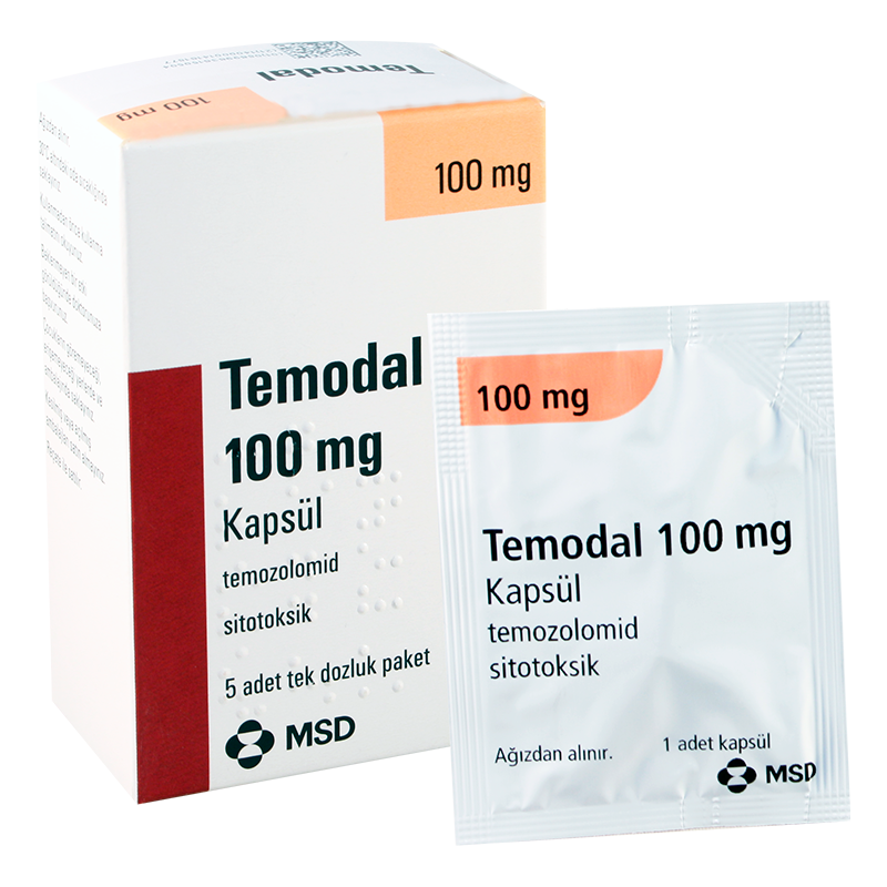 TEMODAL caps 100 mg sach 5 pce