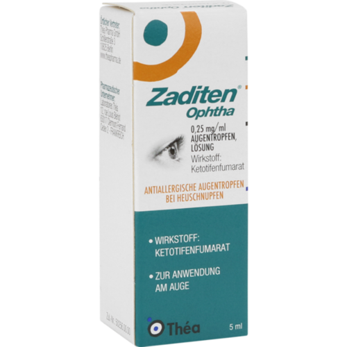 ZADITEN Ophtha gtt opht fl 5 ml