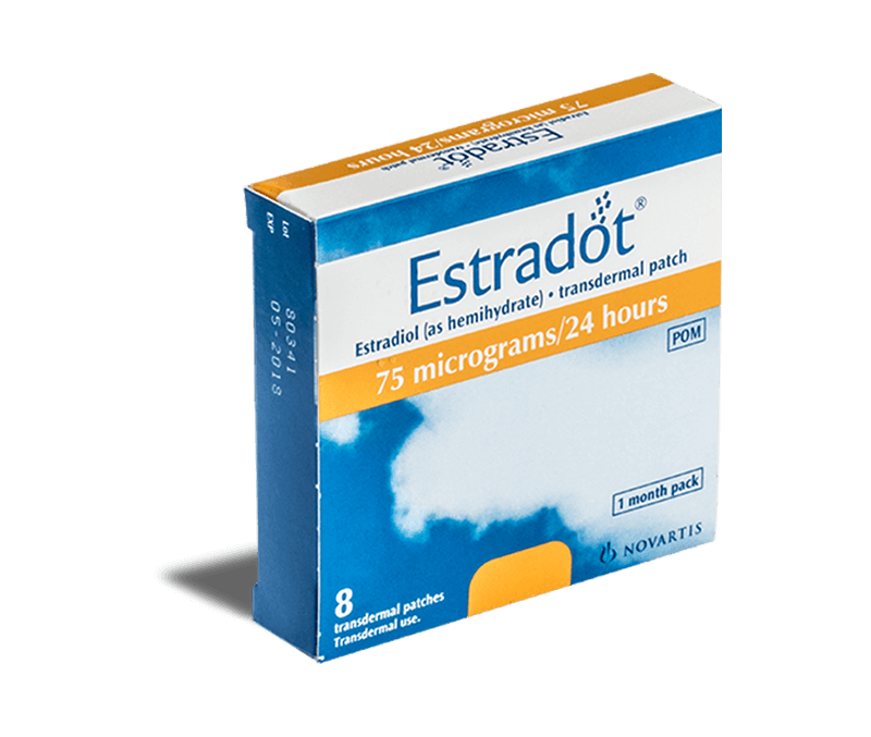 ESTRADOT patch mat 75 mcg/24h 8 pce