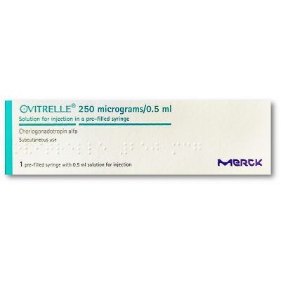 OVITRELLE sol inj 250 mcg/0.5 ml ser pré 0.5 ml