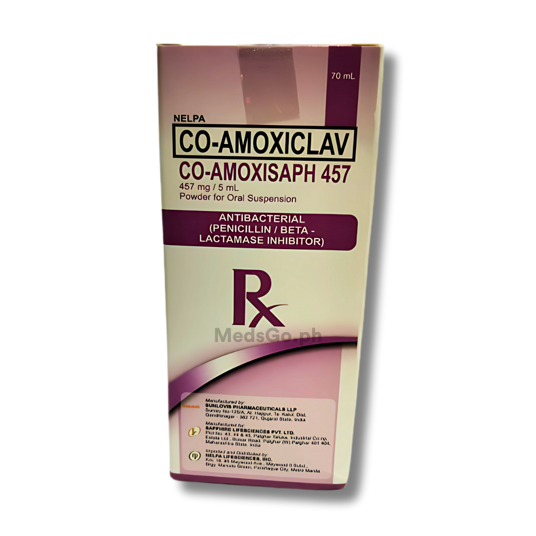 CO-AMOXI Mepha pdr 457 mg p susp fl 70 ml