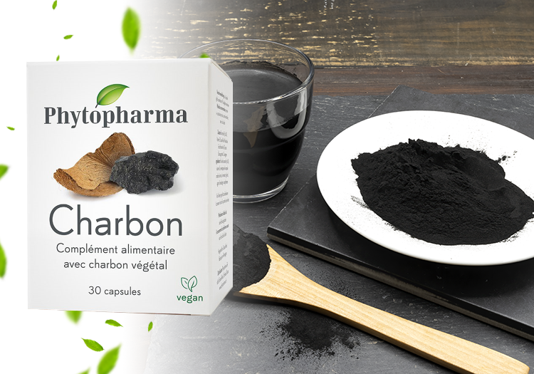 PHYTOPHARMA charbon végétal caps 225 mg 30 pce