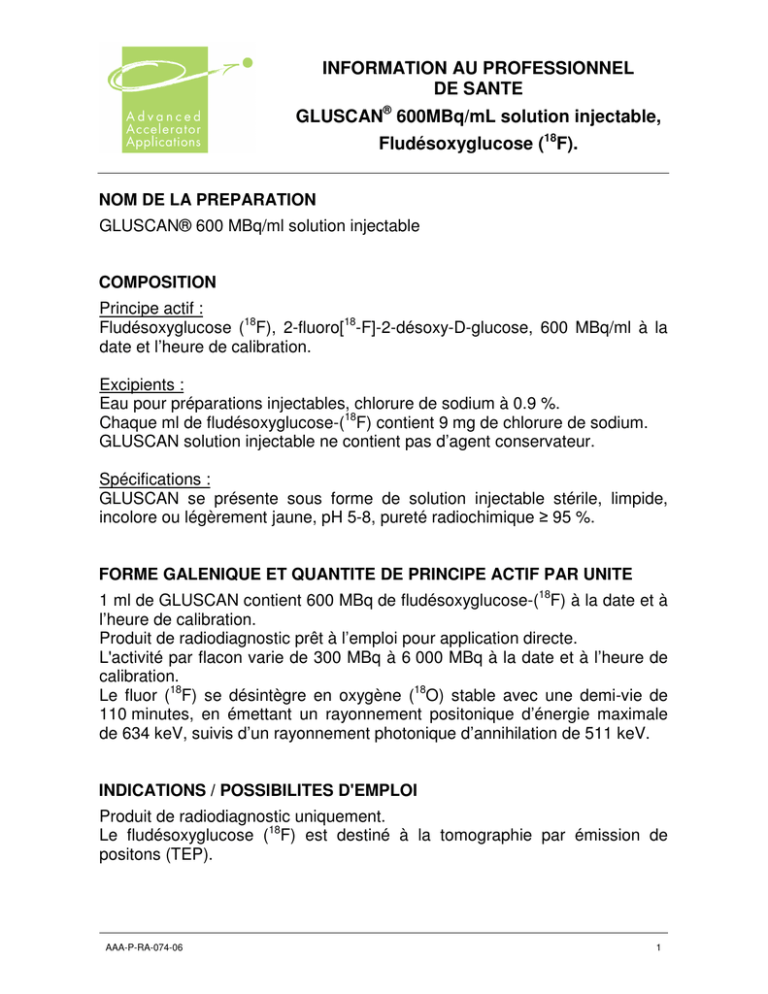 Gluscan, solution injectable multidoses, 01