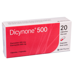 DICYNONE caps 500 mg 20 pce