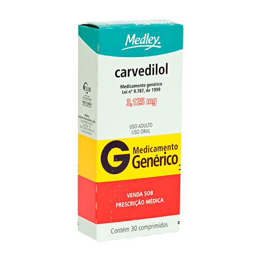 CARVEDILOL Mepha cpr 3.125 mg 30 pce
