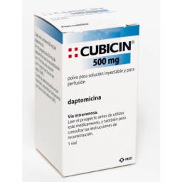 CUBICIN subst sèche 500 mg flac