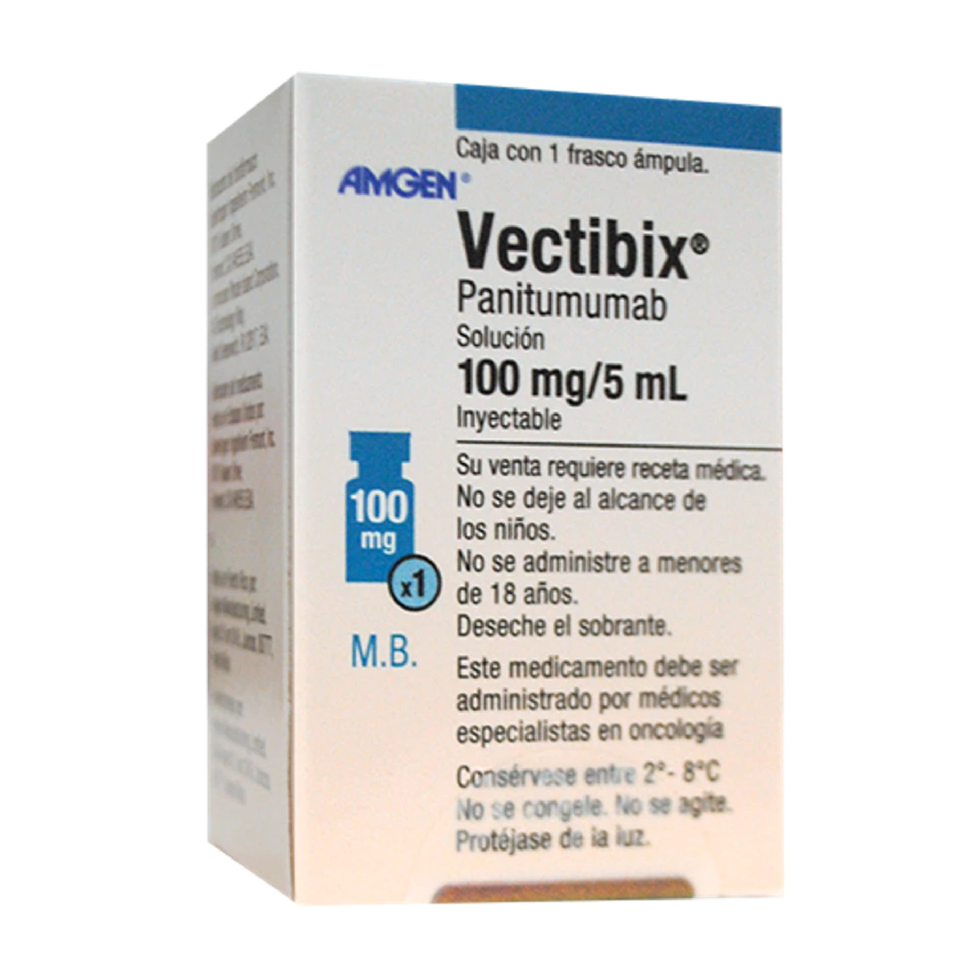VECTIBIX conc perf 100 mg/5ml flac 5 ml