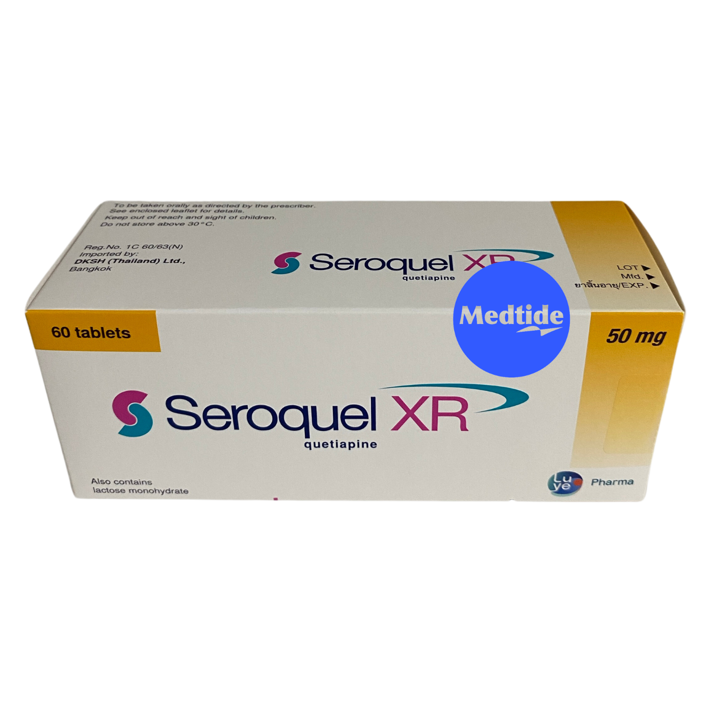 SEROQUEL XR cpr ret 50 mg 60 pce