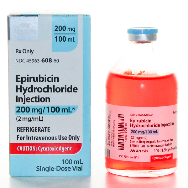 EPIRUBICIN Teva liquid 200 mg/100ml flac