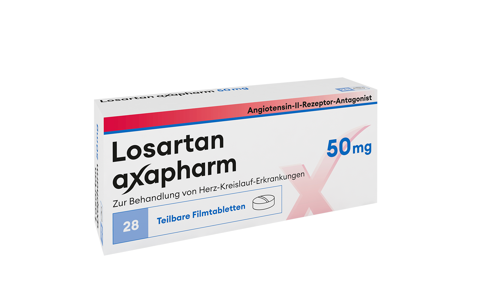 LOSARTAN axapharm cpr pell 50 mg 98 pce