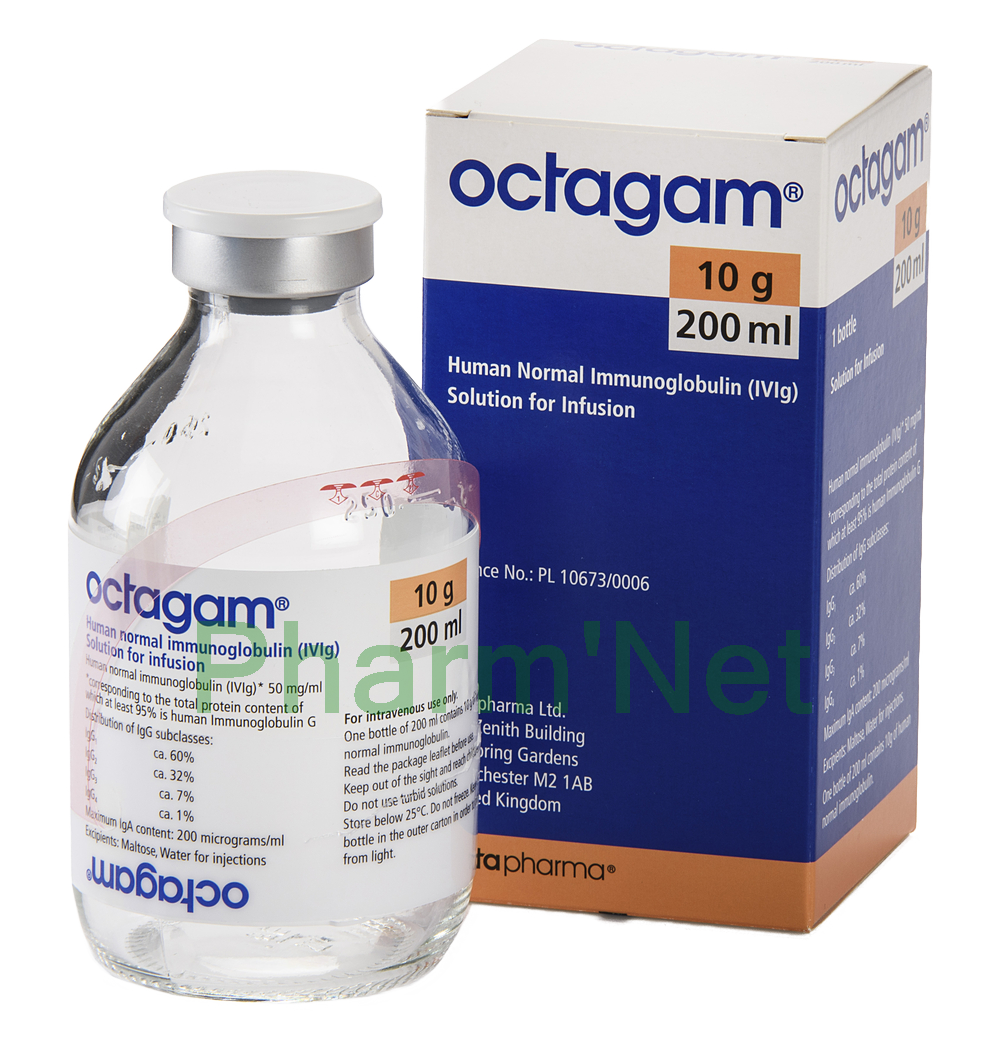 Octagam 10 %, Lösung zur intravenösen Anwendung
