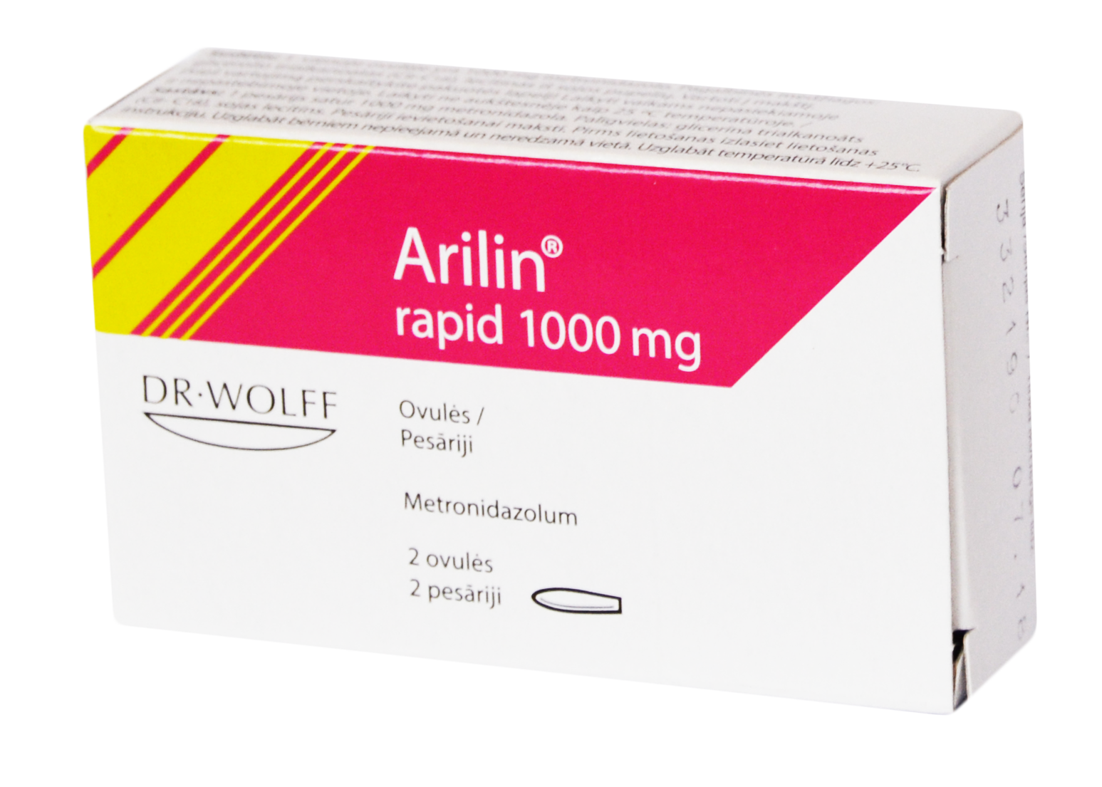 Arilin 1000 mg, Vaginalzäpfchen