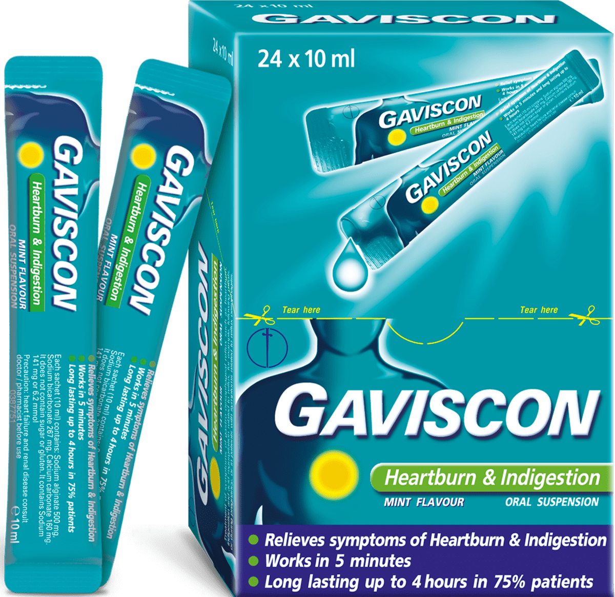 Gaviscon Erdbeer, Kautabletten