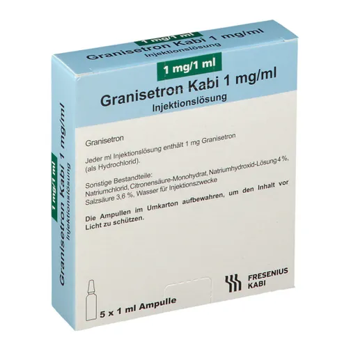 GRANISETRON Fresenius conc perf 1 mg/1ml 5 x 1 ml