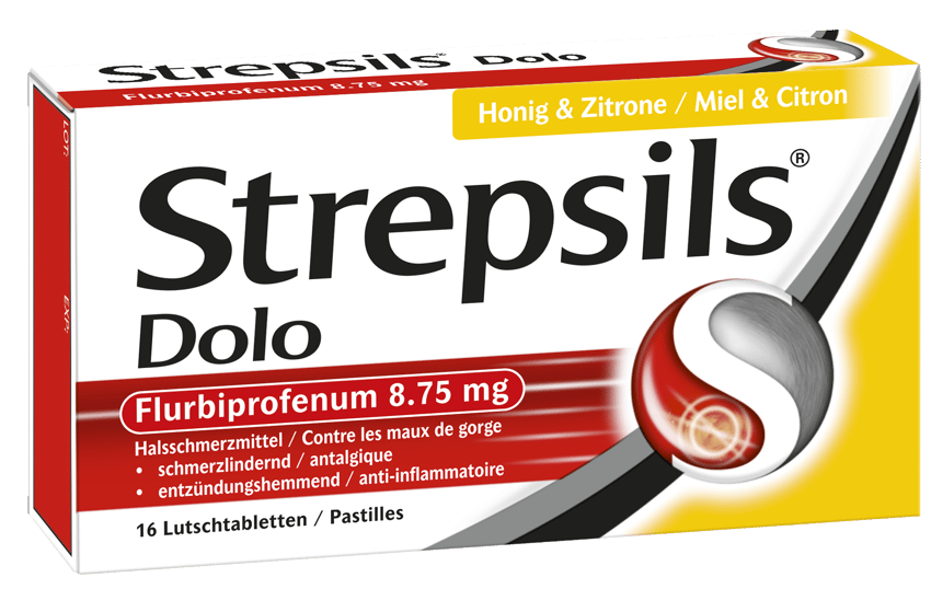 Strepsils Dolo Orange, Lutschtabletten
