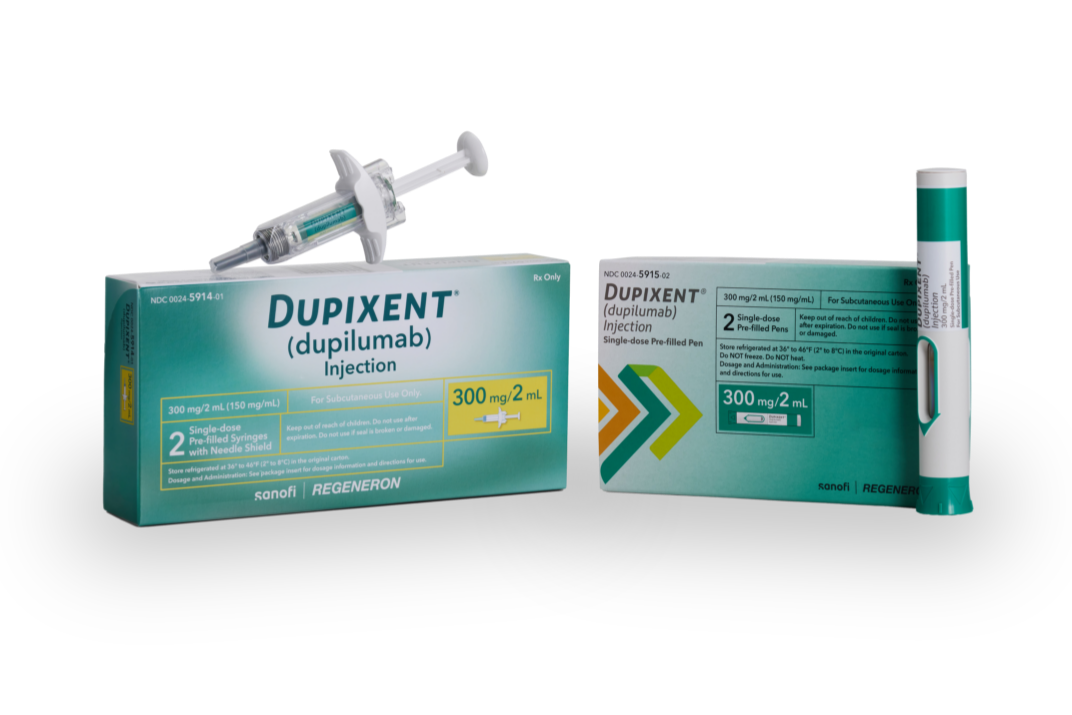 Dupixent 200 mg/1.14 ml, solution injectable en seringue préremplie avec système de sécurité