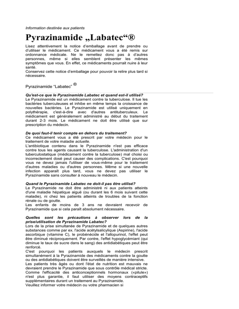 BEDRANOL 80 mg / 60 comprimé(s)