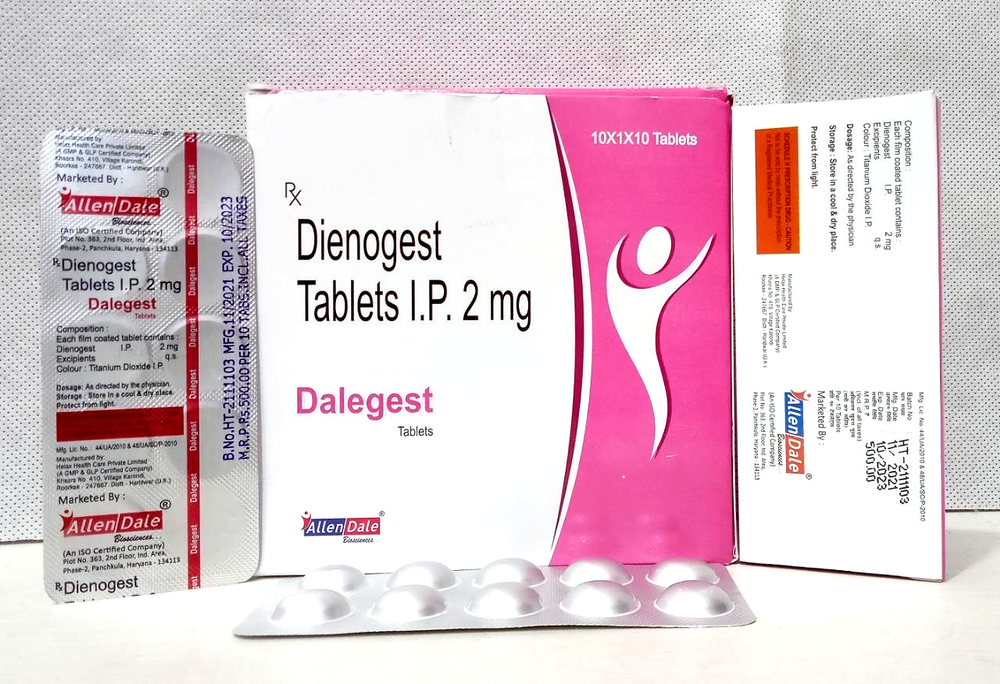 DIENOGEST Spirig HC cpr 2 mg 28 pce
