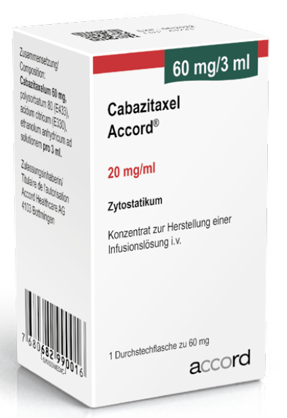 Cabazitaxel Sandoz 45 mg/4.5 ml, Konzentrat zur Herstellung einer Infusionslösung