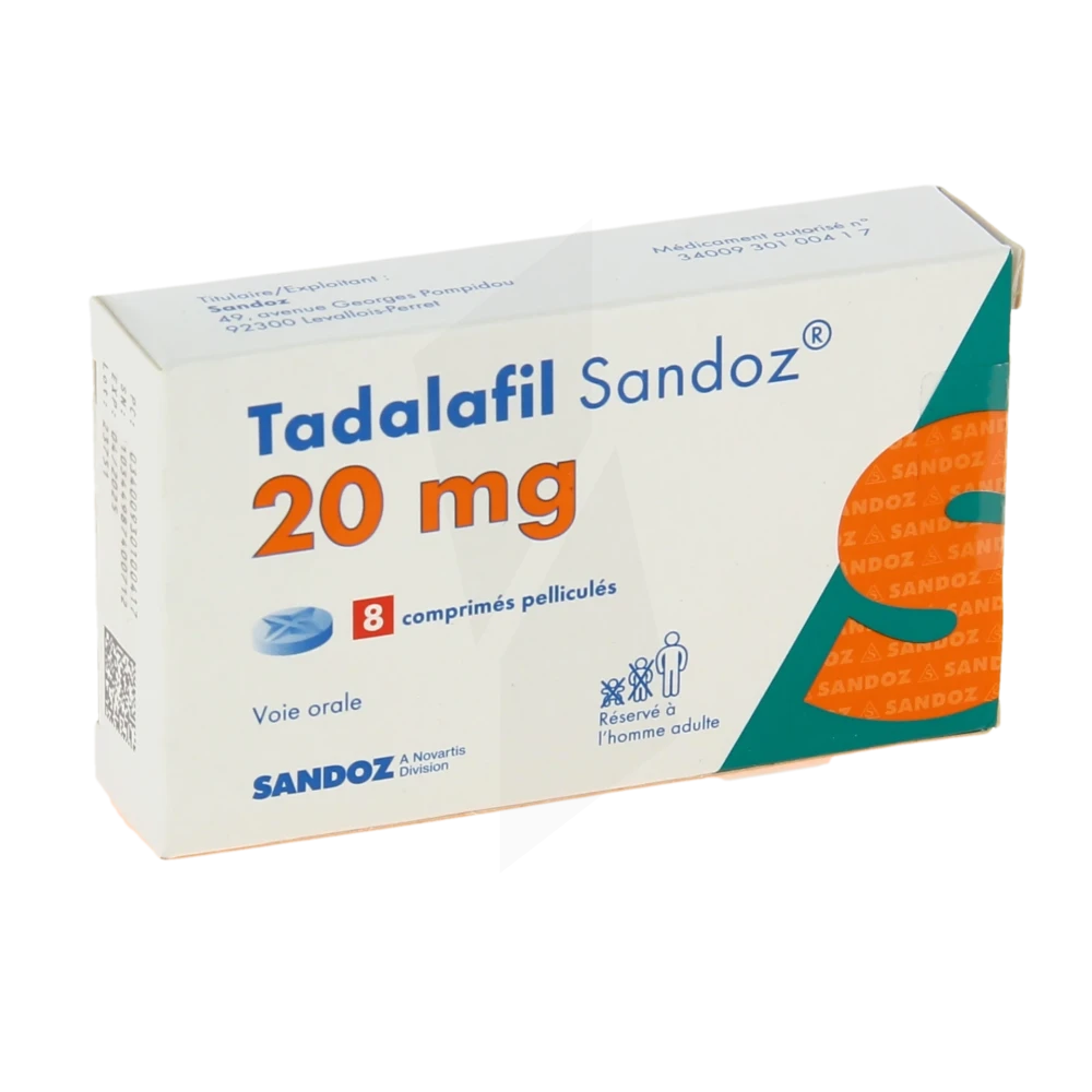 Tadalafil Spirig HC, 20 mg, Filmtabletten