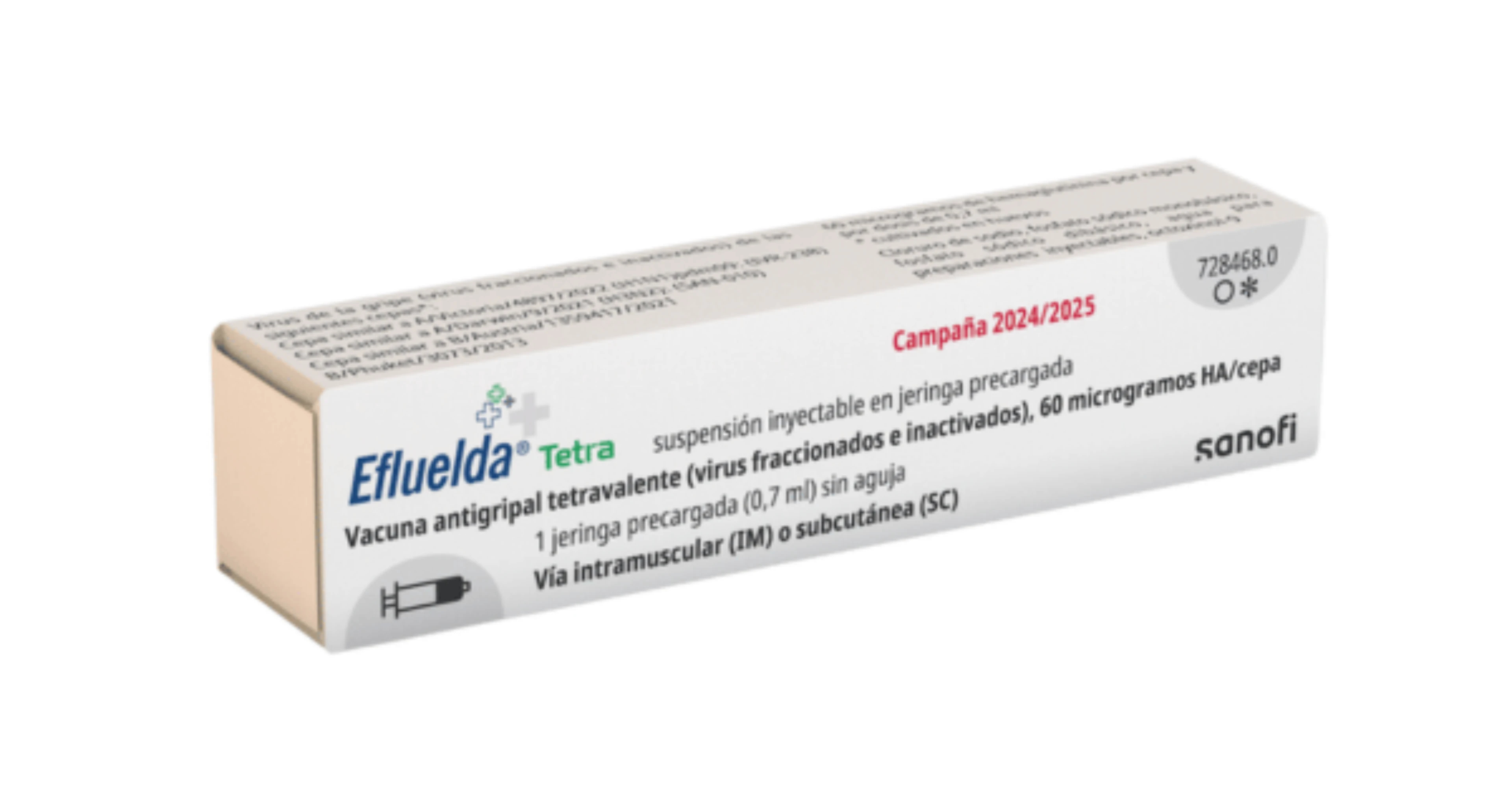 Efluelda 0.7 ml, suspension injectable en seringue préremplie