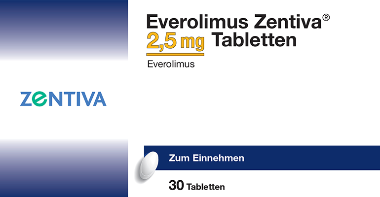 Everolimus Zentiva 5 mg, Tabletten