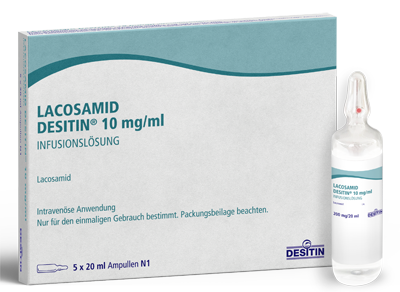 Lacosamid Desitin 10 mg / ml, Sirup