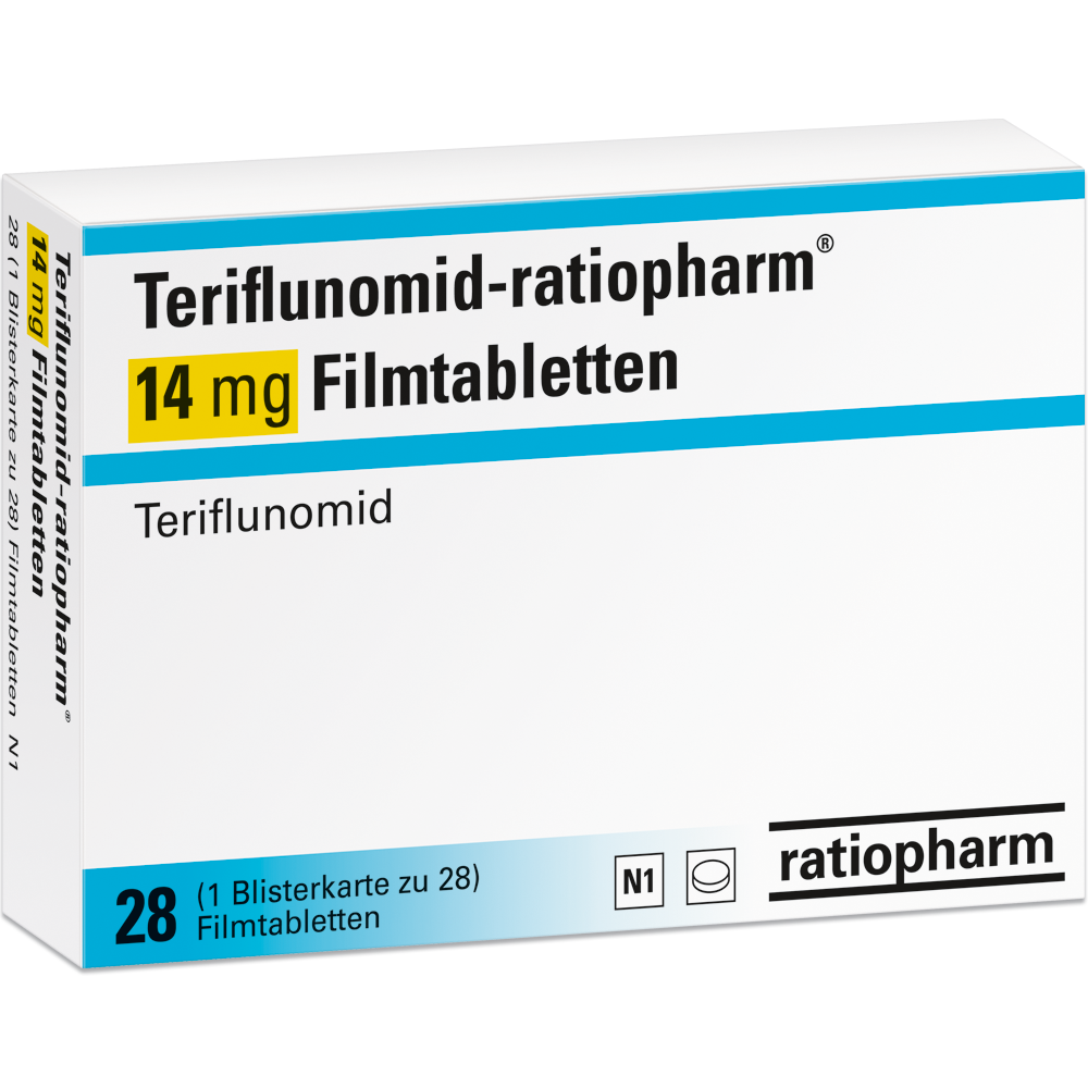 Teriflunomid-Mepha 14 mg, Filmtabletten