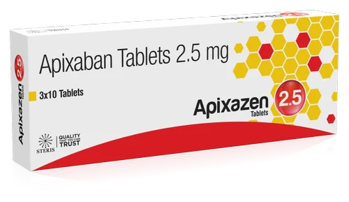 Apixaban Sandoz 2.5 mg, Filmtabletten