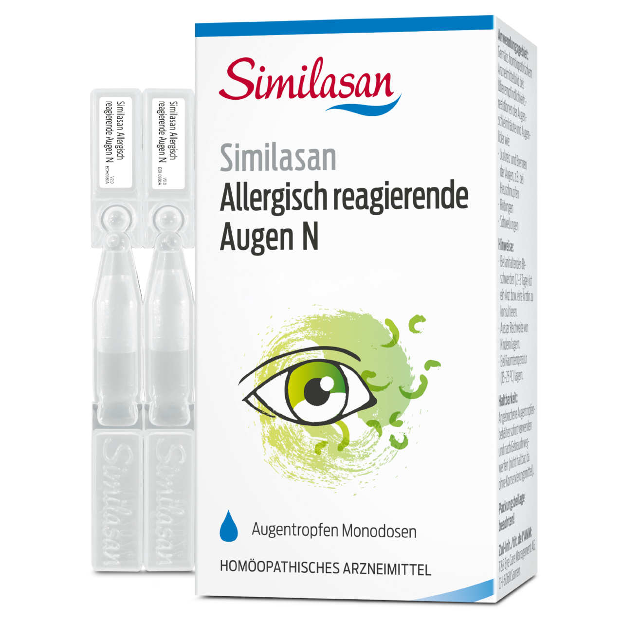 Similasan Beanspruchte Augen, Augentropfen Monodosen