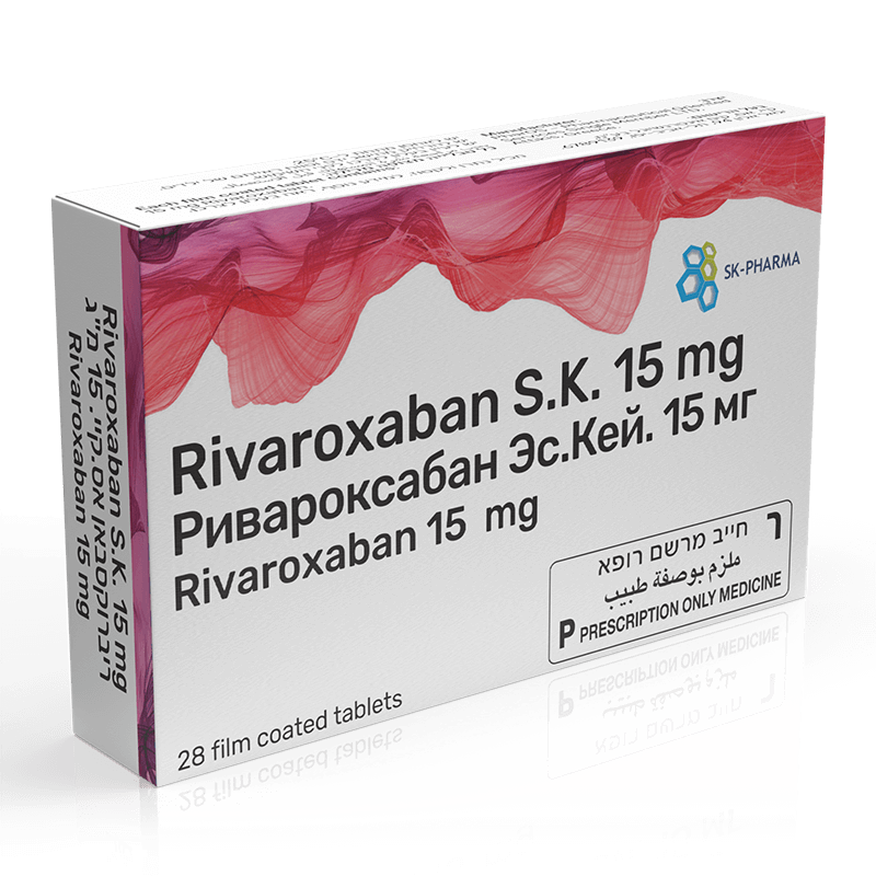 Rivaroxaban-Mepha 15 mg, Hartkapseln