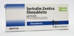 Sertralin Zentiva 50 mg, Filmtabletten