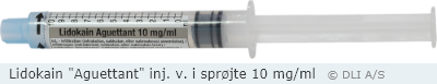 Lidocaine Aguettant 10 mg/ml, solution injectable en seringue préremplie