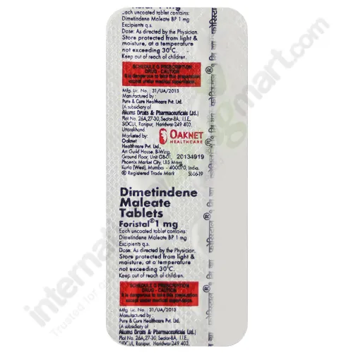 Dimetindene Leman 1 mg/ml, solution buvable en gouttes