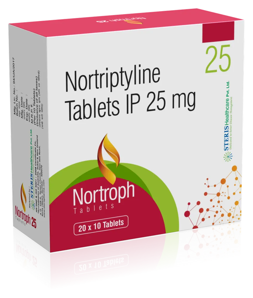 Nortriptyline Rivopharm 25 mg, compresse rivestite con film