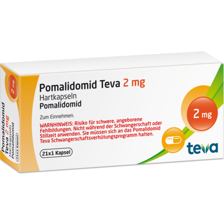 Pomalidomid-Teva 2 mg, Hartkapseln
